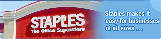 Staples makes it easy for businesses of all sizes