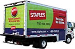 Staples Business Delivery Truck