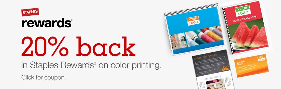 How to Use Staples Copy and Print Coupons About Staples Print & Marketing Services. pleastokealpa.ml offers a large selection of printing services for both personal and business use. Whether you’re in search of business cards to promote your company or are looking for quality brochures to leave potential clients and customers with a lasting impression, pleastokealpa.ml has it all.