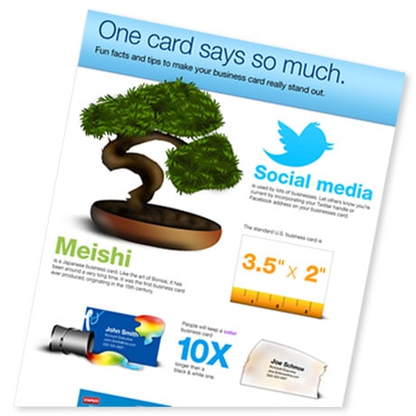 Infographics Business Cards Infographics Business Cards