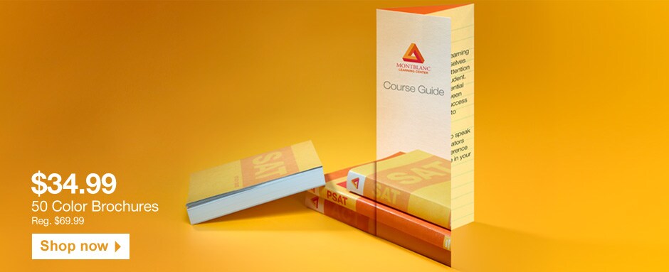 50 Color Brochures