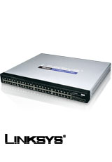 Linksys&reg; 48-Port Managed Ethernet Switch with WebView and PoE