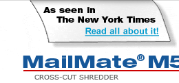 MailMate M5 Cross-Cut Shredder