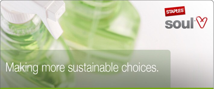 Making more sustainable choices.