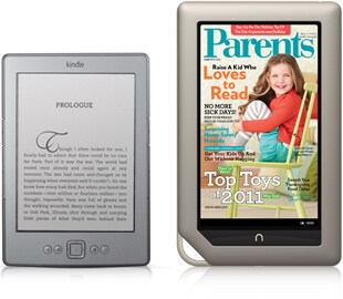 Kindle eReader and NOOK Tablet
