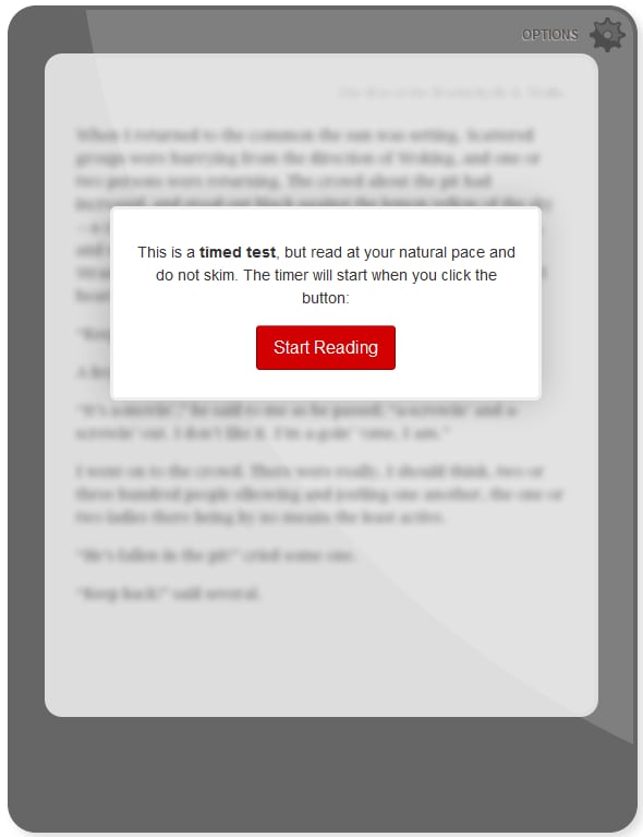 Click to launch ereader test
