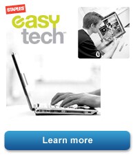 Staples&reg; easytech services.