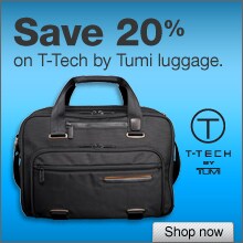 20% off T-Tech by Tumi