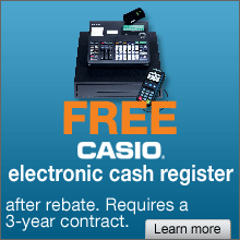 Casio Free Cash Register Offer