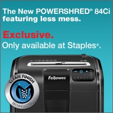 Fellowes 84Ci Staples Exclusive