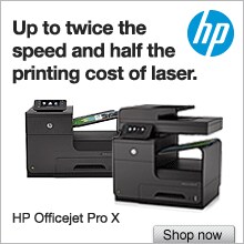 HP Officejet Pro X series, the world’s fastest desktop printers
