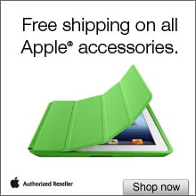 Free Shipping on All Apple Accessories
