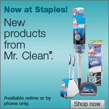 Mr. Clean – New products from Mr. Clean now at Staples.