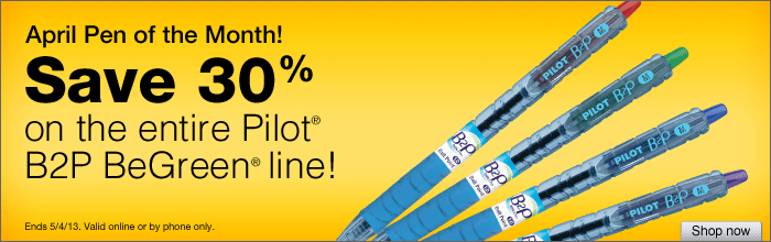 April Pen of the Month!