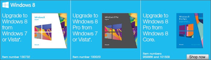 Choose the right version of Windows 8 for you!