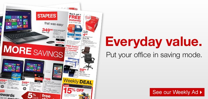 Everyday value. Put your office in saving mode.