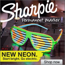 New!  Sharpie Neon Permanent Markers!