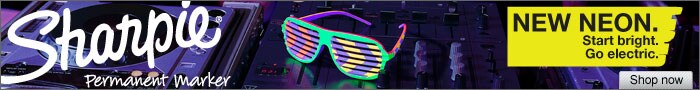 New!  Sharpie Neon Permanent Markers!