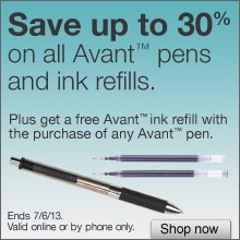 Avant Pens- Save 40% All Month Long!