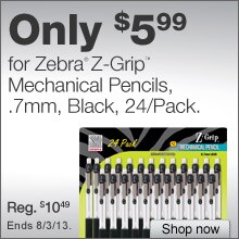 Zebra Mechanical Pencils