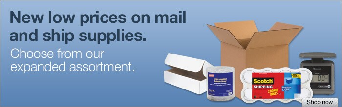 New Low Prices on Mail and Shipping Suppiles