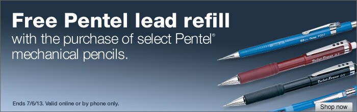 Free Pentel Lead Offer!
