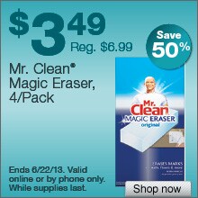 Deal on Mr. Clean Magic Eraser, 4/Pack – Save 50%