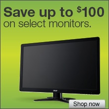 Save on monitors