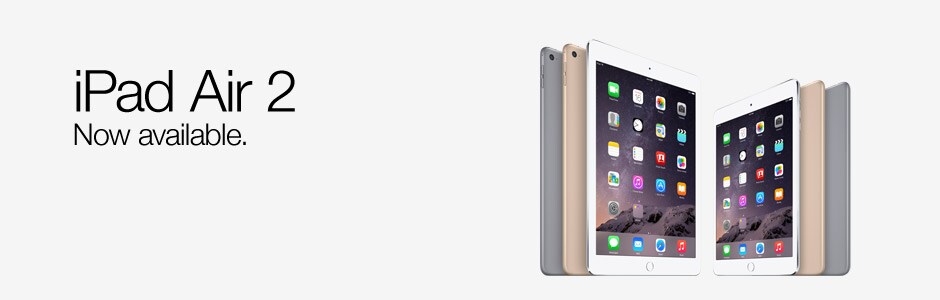 iPad Air 2. Now available.iPad Air 2. Now available.