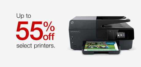 Up to 55% off select printers.