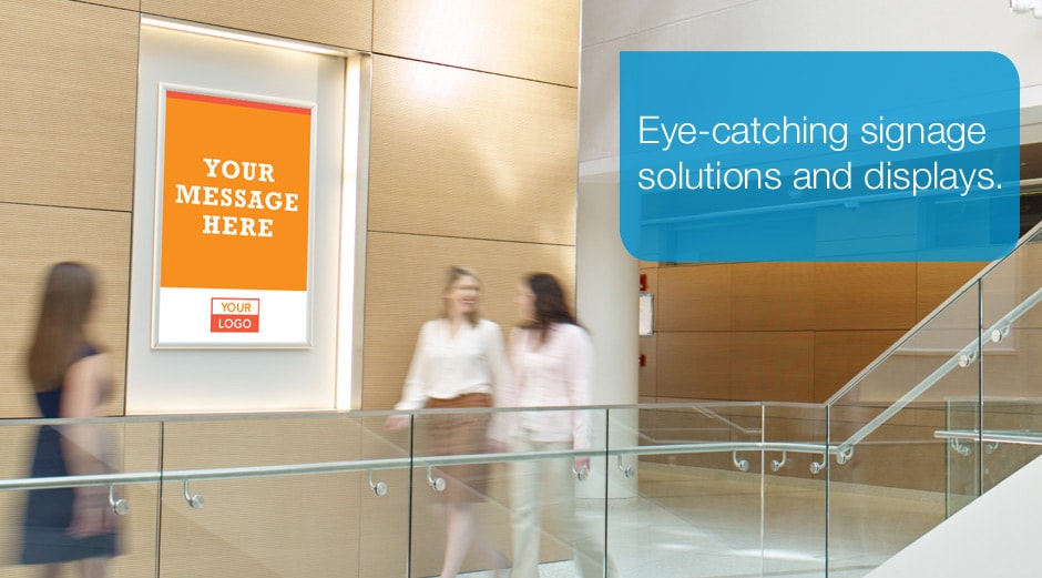 Staples — Custom signage solutions for your business.