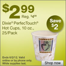 Dixie PerfecTouch Hot Cups
