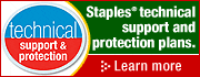 Staples Technical Support & Protection Plans.  Protect your technology the easy way.