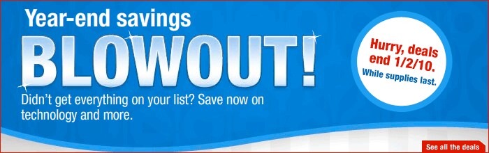 End of year savings blowout!