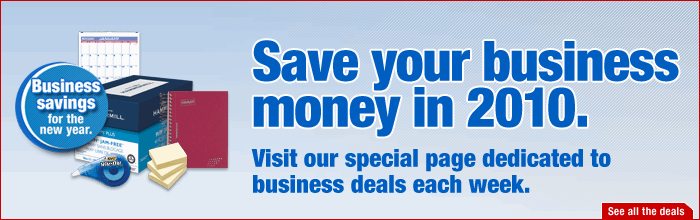 Save your business money in 2010.