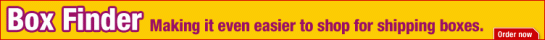 Use our Box Finder to find the right shipping box easily!