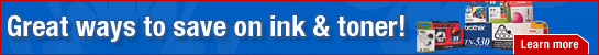 Huge Ink & Toner Savings