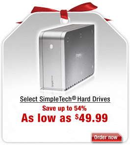 Save on SimpleTech® 500GB Simple Drive™ External Hard Drive. Click here for pricing details.