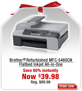 Save on Brother® Refurbished MFC-5460CN Flatbed Inkjet All-in-One. Click here for pricing details.