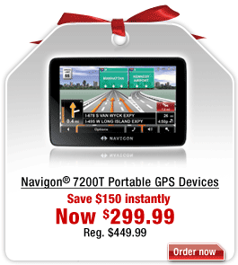 Save on Navigon&reg; 7200T Portable GPS. Click here for details.
