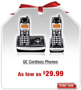 Save on GE Cordless Phones. Click here for details.