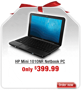 Save on HP Mini 1010NR Netbook PC. Click here for pricing details.