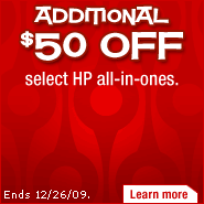 Additional $50 Off select HP all-in-ones