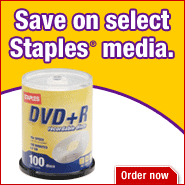 Save up to 60% on select Staples Media