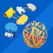 Binder Clips, Paper Clips & Push Pins