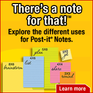 Post-it&reg;, Stickies&trade; & Flags