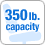 350-lb. Capacity