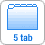 File Folders - 5 Tab (large)