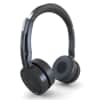 Black wireless headset.