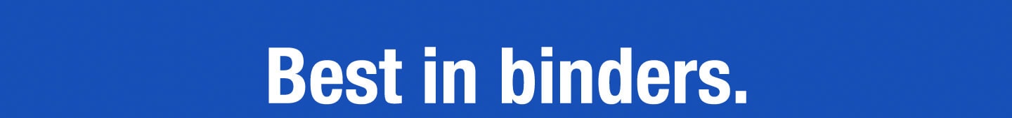 Best in binders